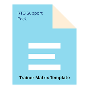 Trainer Matrix template
